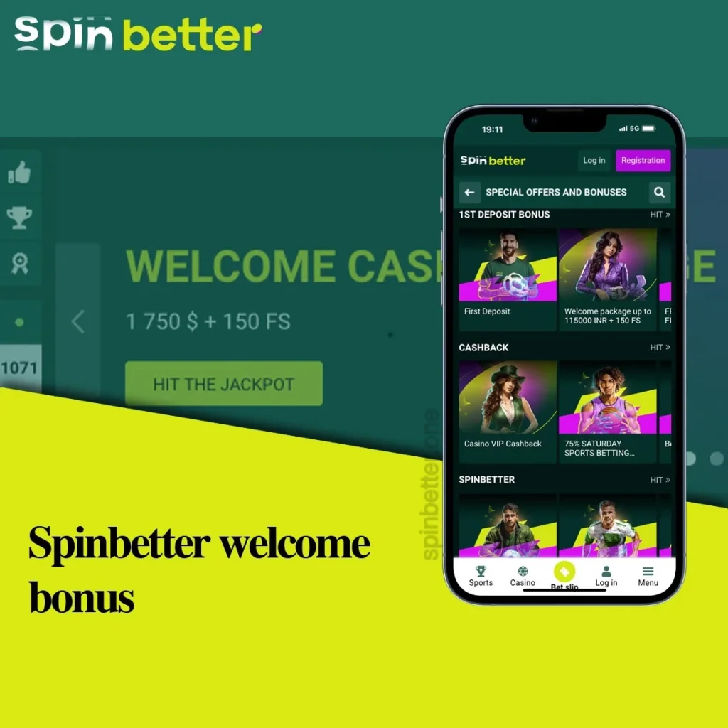 Spinbetter welcome bonus